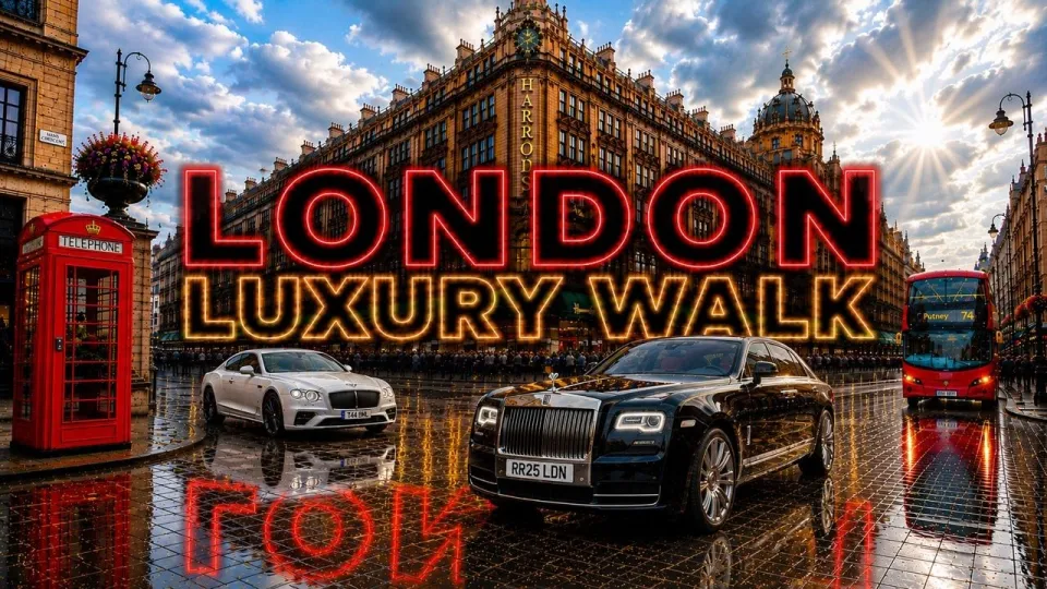 London Walk 4k, Explore Harrods, Belgravia & Knightsbridge Luxury